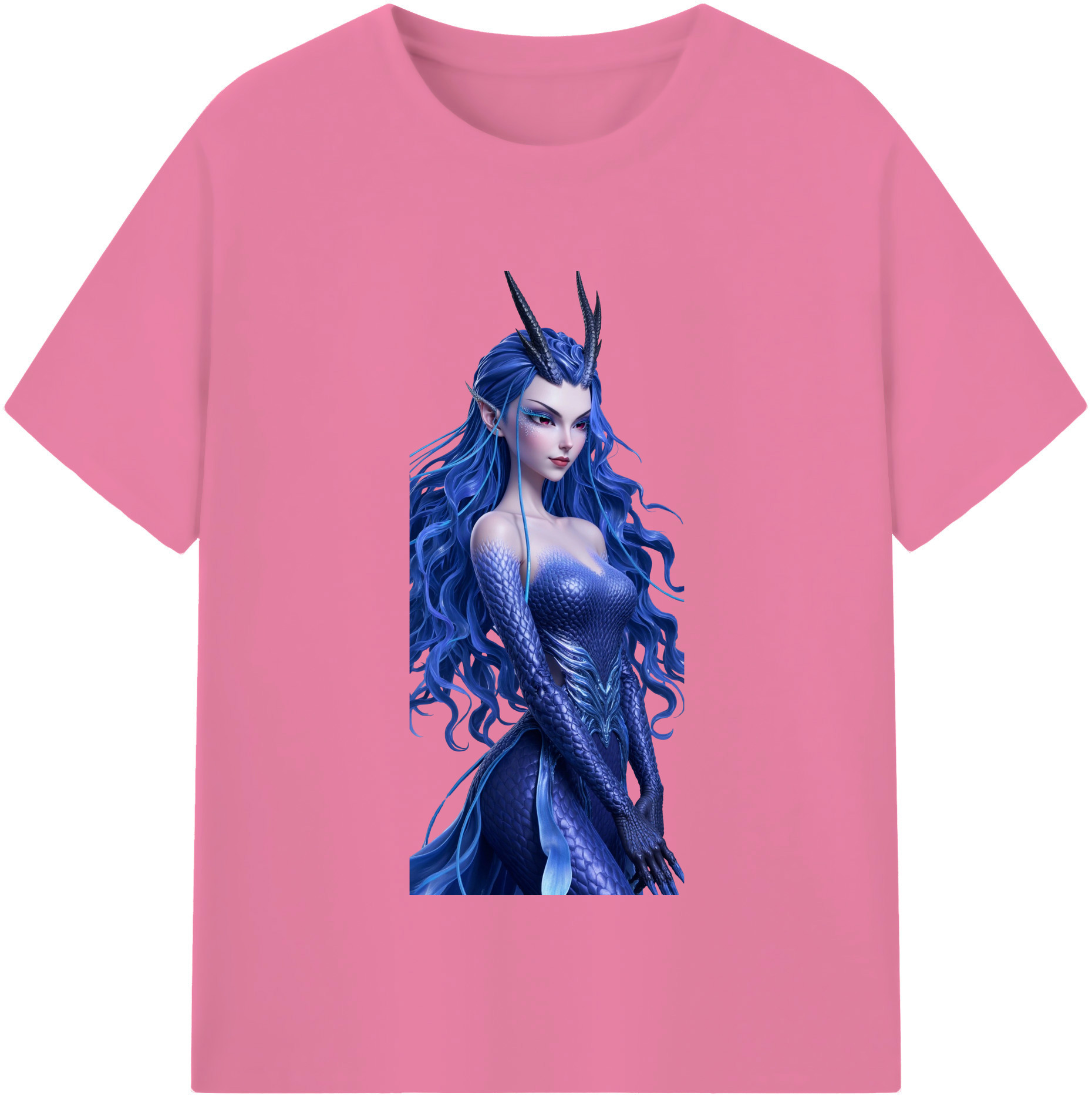 （画像用） Ne Zha 2 ナタ 魔童の大暴れ 綿100％半袖Tシャツ（フロントプリント）